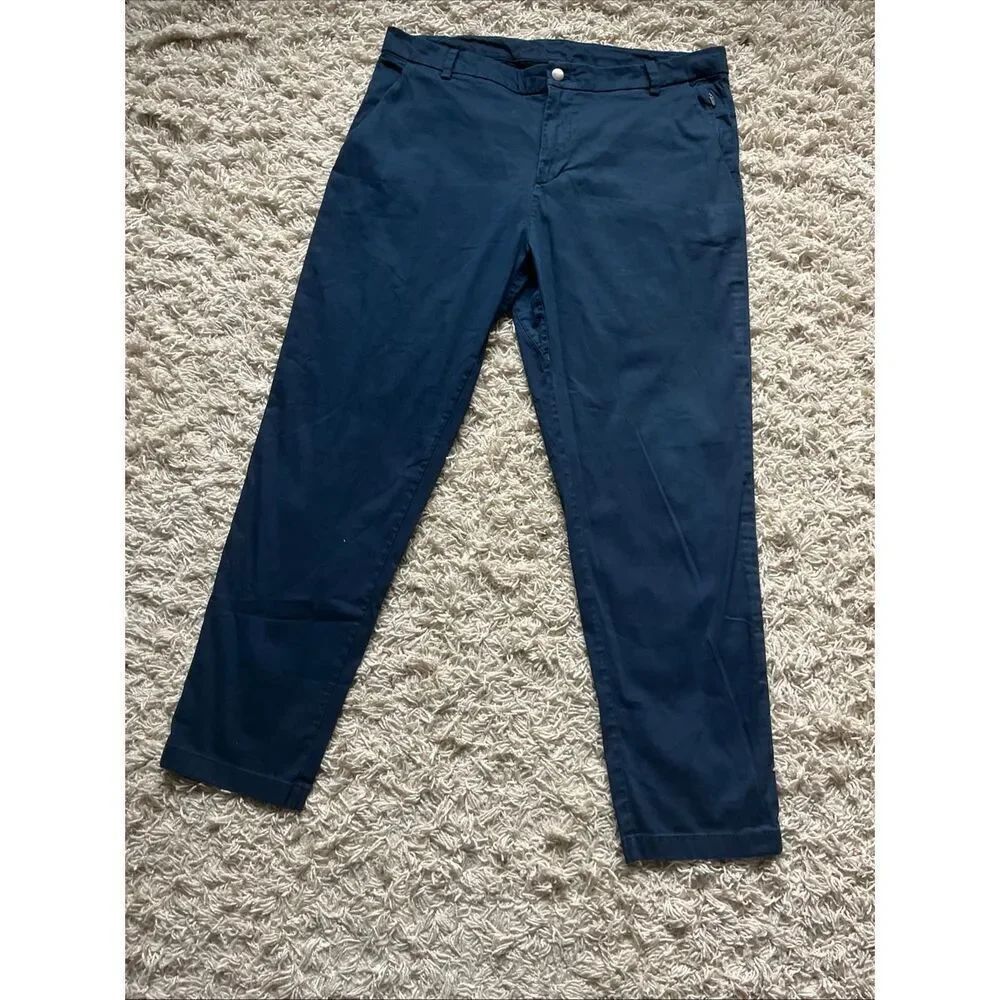 Lululemon Commission Trouser Classic Pants True Navy Men Size 36